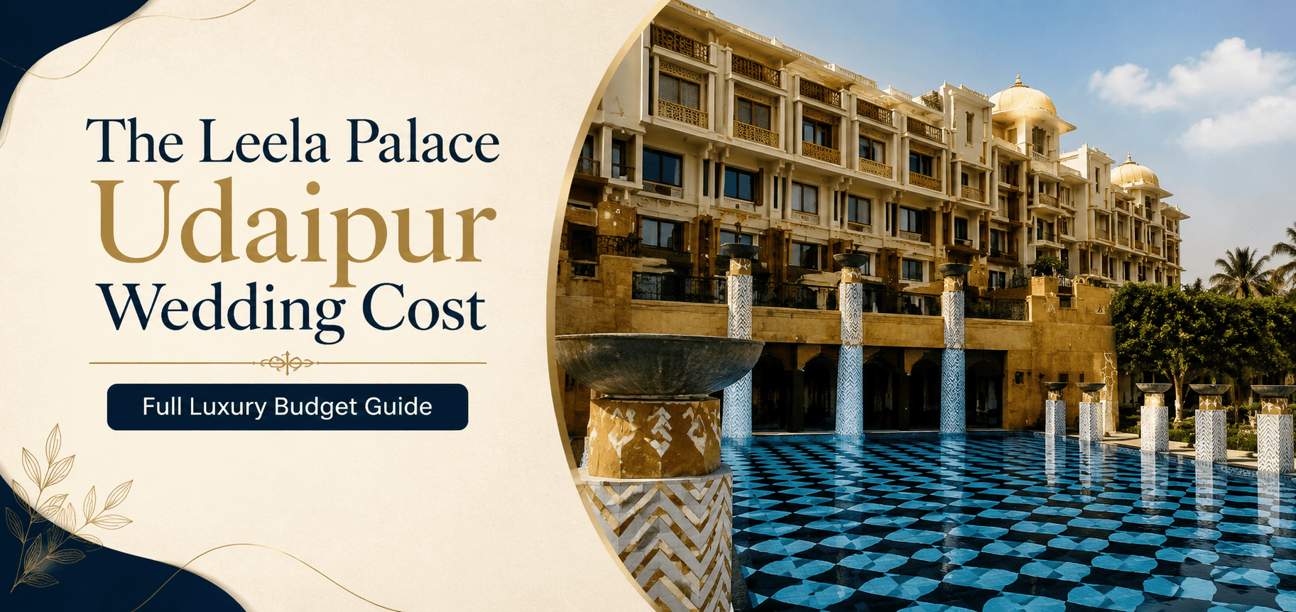 Leela Palace Udaipur Wedding Cost