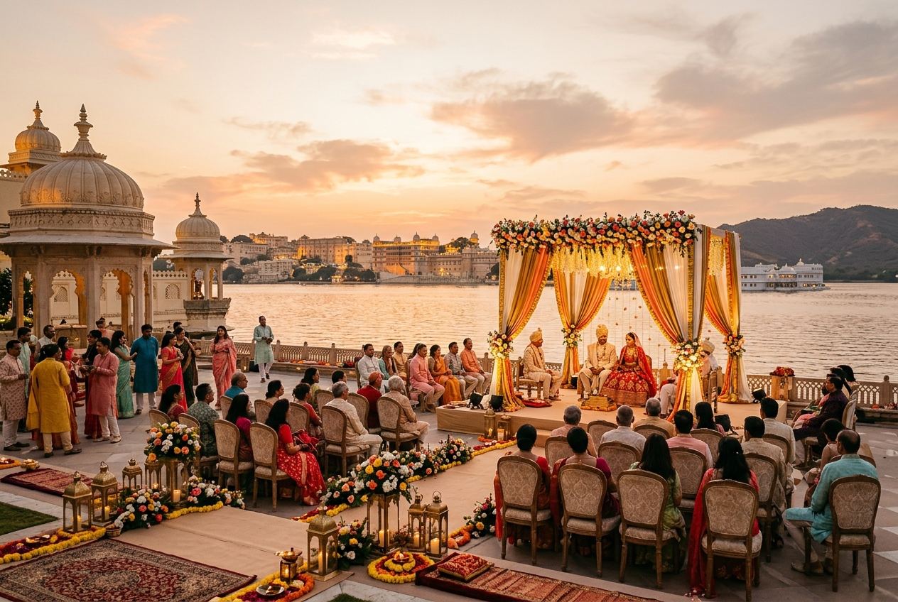 How Many Days Should a Lakeside Wedding in Udaipur Be?